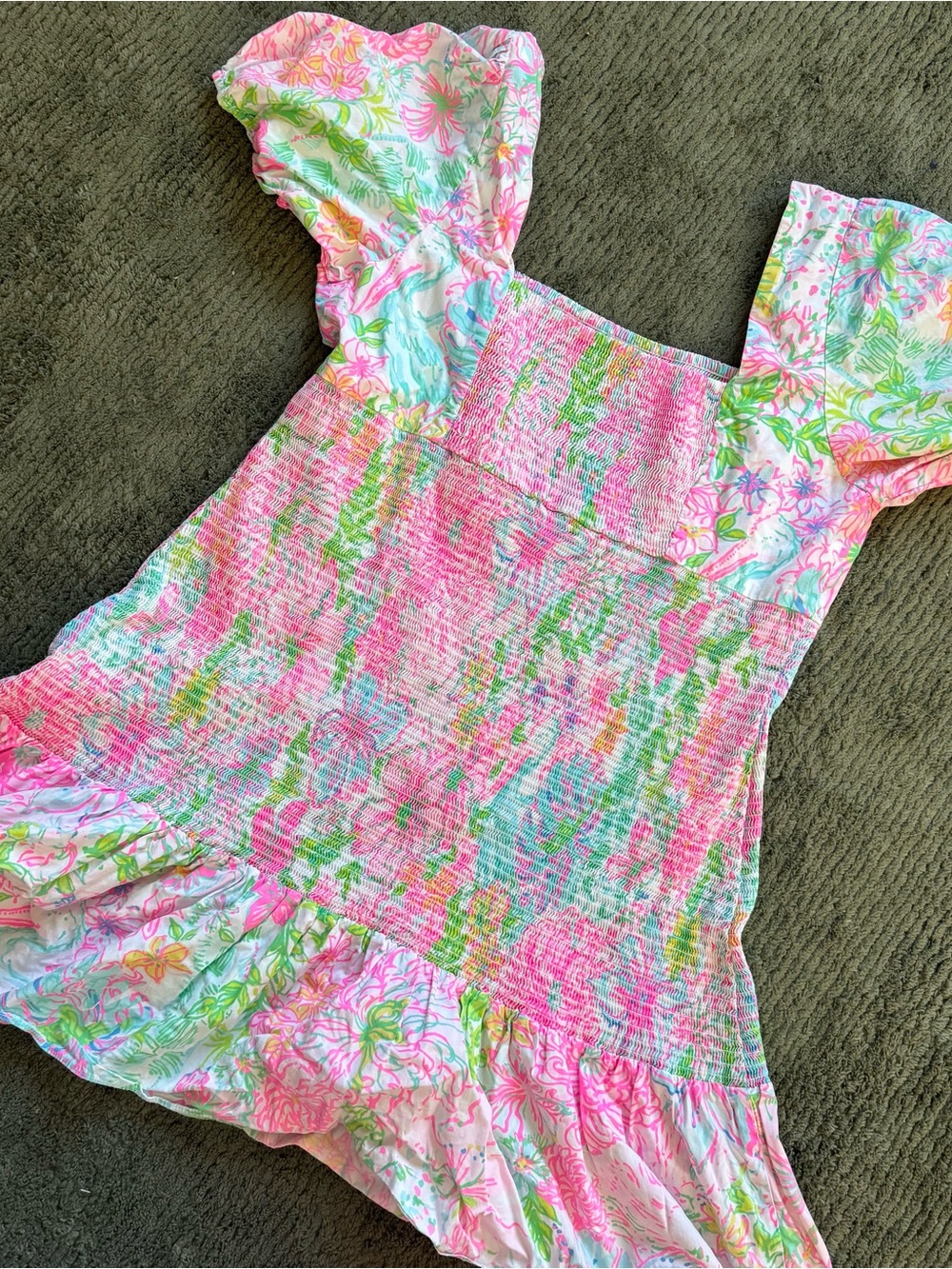 Lilly Pulitzer Evelina Shift Dress in Multi Paradise Found Xl